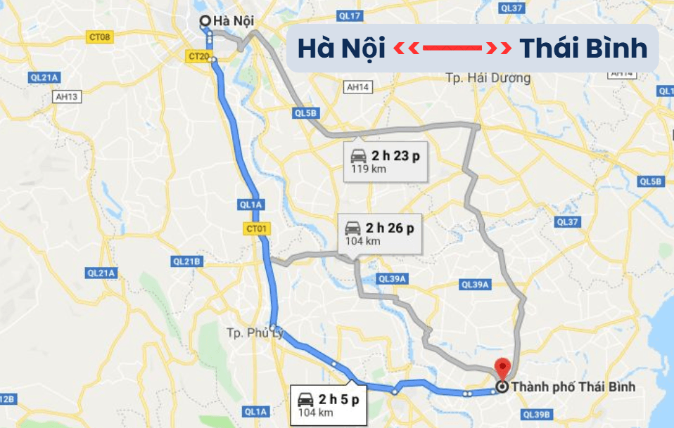 Xe Ghép Thái Bình - Hà Nội: Đặt Lịch Dễ Dàng, Đến Đúng Địa Điểm 